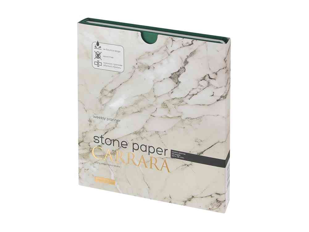 Еженедельник с каменной бумагой А5+ Carrara - 9