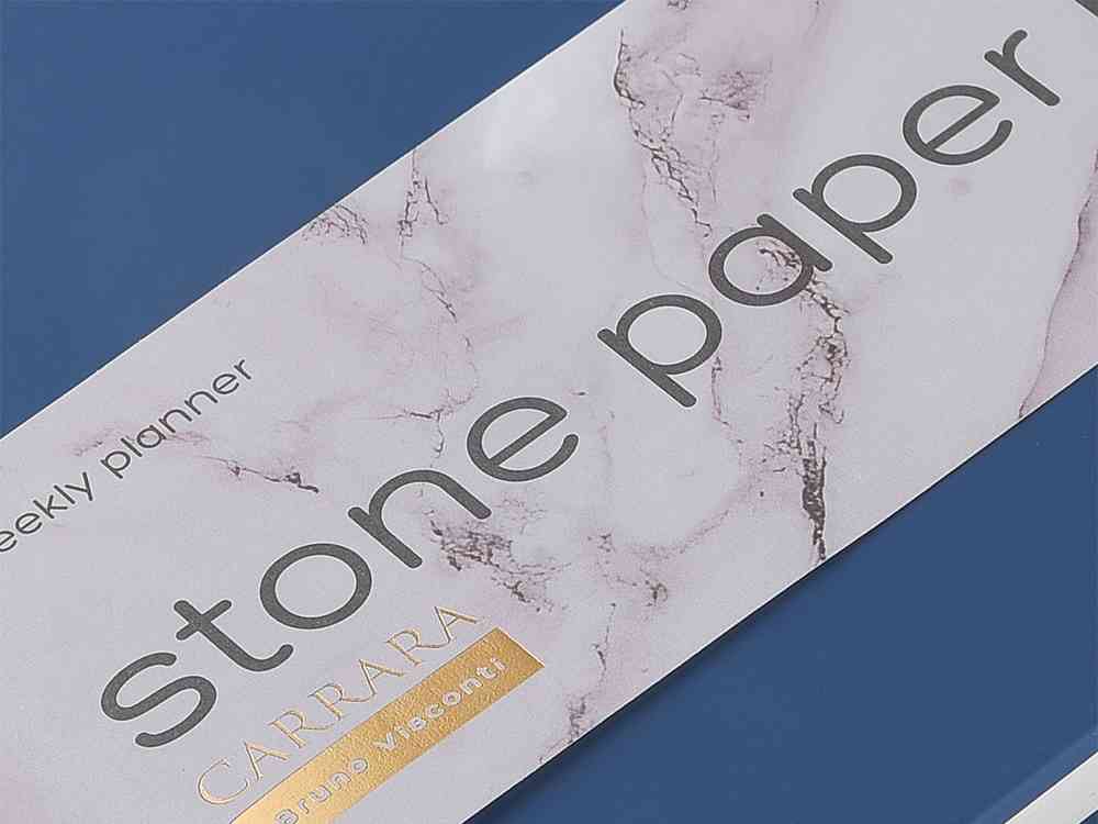 Еженедельник с каменной бумагой А5+ Carrara - 7