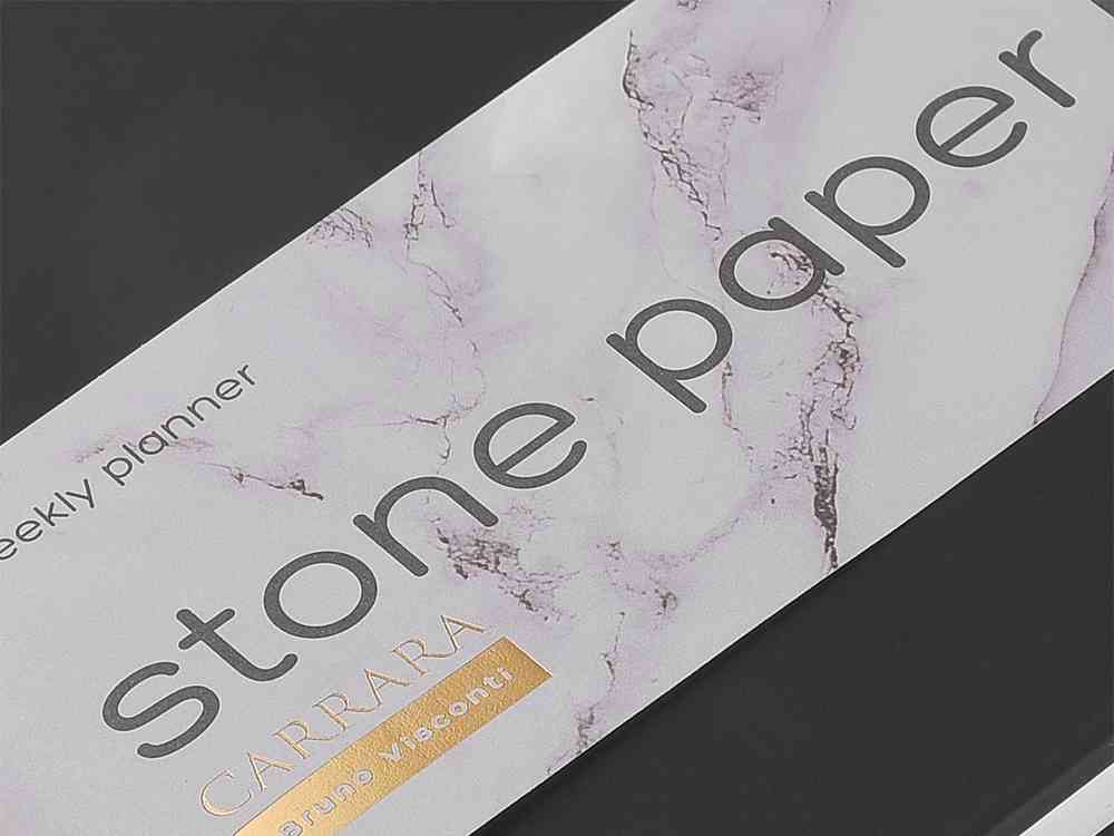 Еженедельник с каменной бумагой А5+ Carrara - 7
