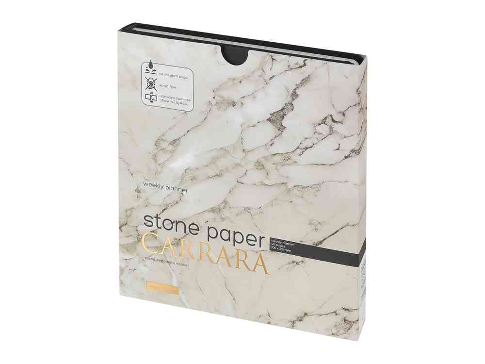 Еженедельник с каменной бумагой А5+ Carrara - 9