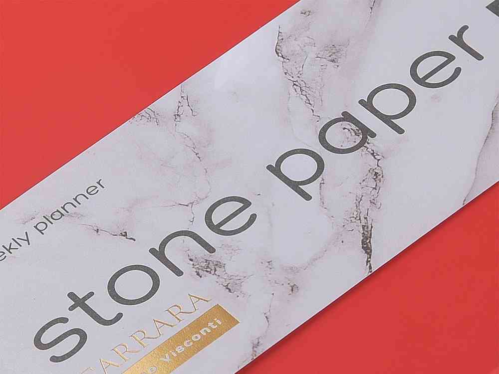 Еженедельник с каменной бумагой А5+ Carrara - 7