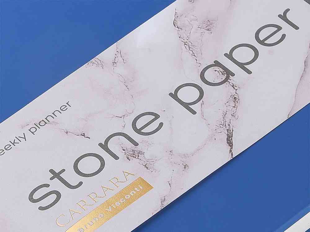 Еженедельник с каменной бумагой А5+ Carrara - 7