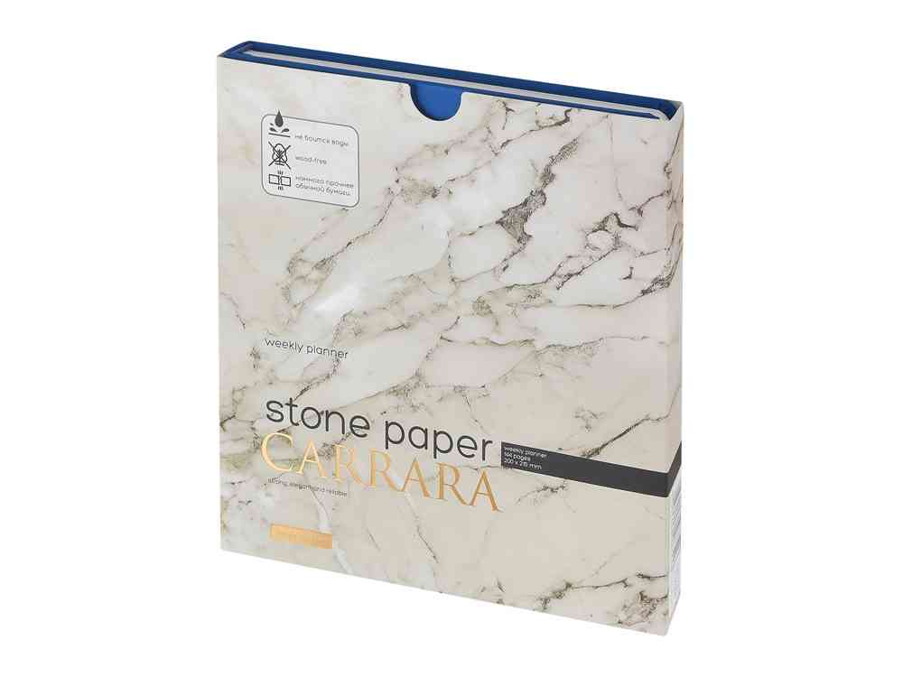 Еженедельник с каменной бумагой А5+ Carrara - 9
