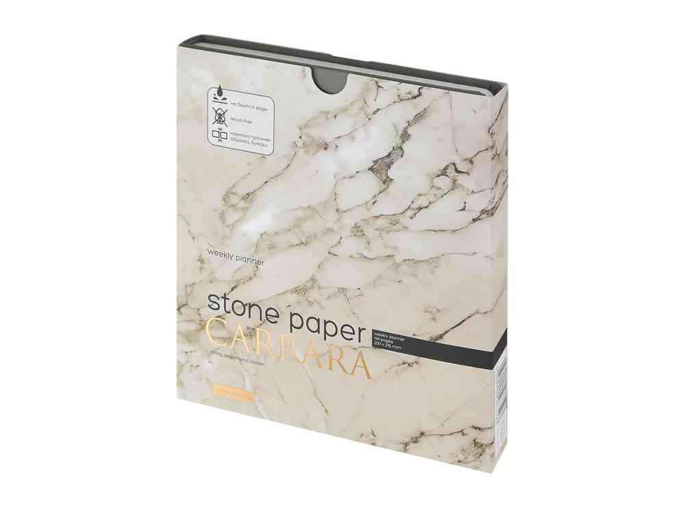 Еженедельник с каменной бумагой А5+ Carrara - 9