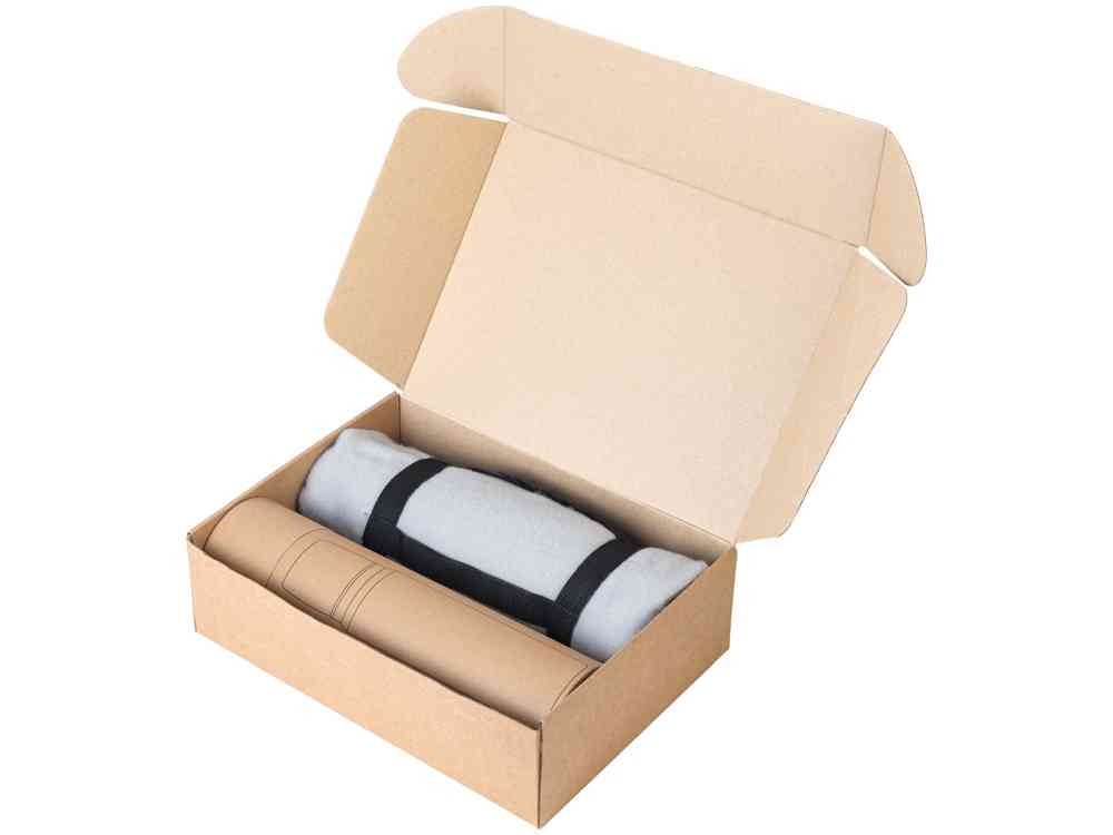 Подарочный набор с термосом и пледом Serenity - 2