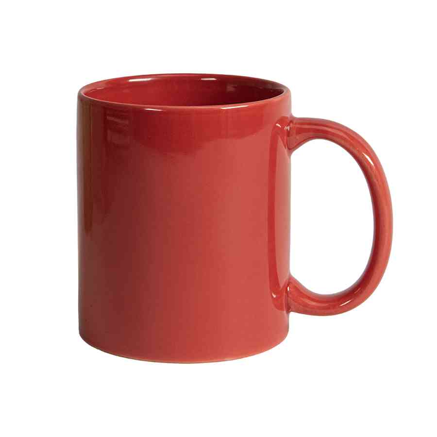 Кружка "DECOL" для деколи, 330 мл, d=82 мм, премиум, красная №0