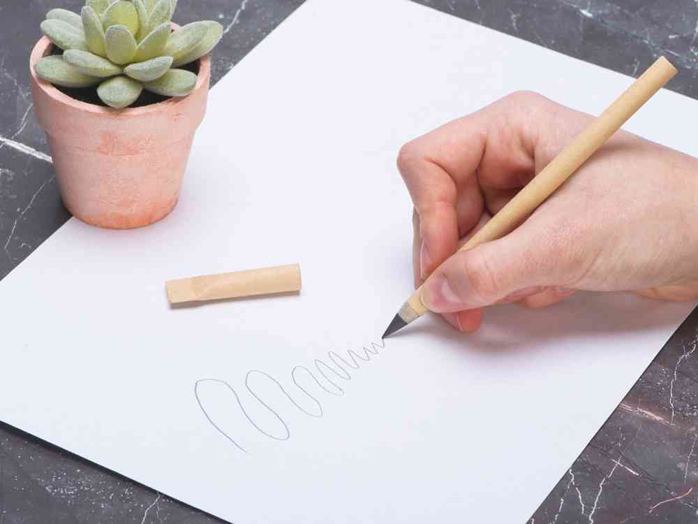 Вечный карандаш из переработанной бумаги Recycled pencil - 4