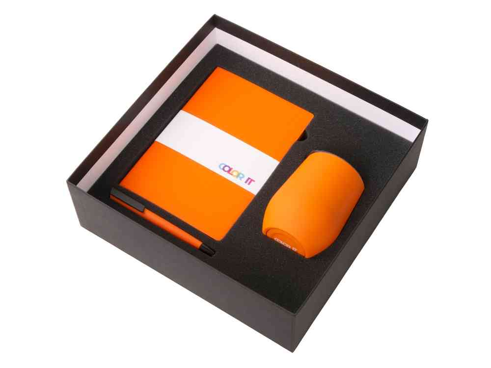 Подарочный набор COLOR IT c блокнотом, ручкой и термокружкой - 2