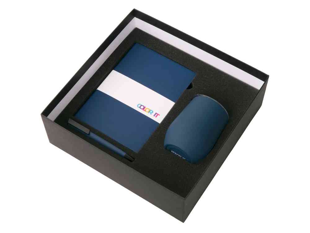 Подарочный набор COLOR IT c блокнотом, ручкой и термокружкой - 2