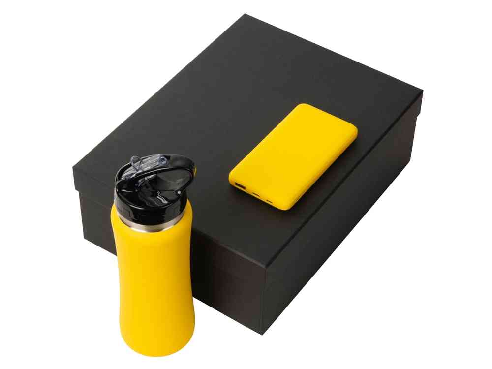 Подарочный набор COLOR IT с бутылкой для воды и повербанком - 2