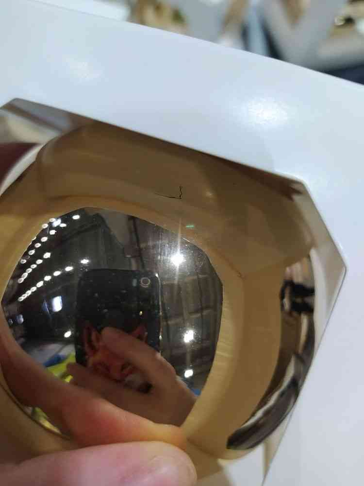 Оформительский шар Finery, 8 см, глянцевый золотистый - 3