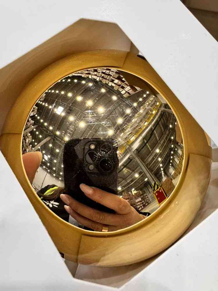 Оформительский шар Finery, 8 см, глянцевый золотистый - 5