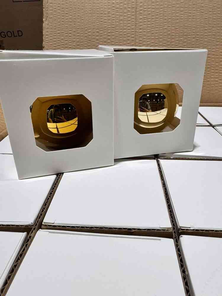 Оформительский шар Finery, 8 см, глянцевый золотистый - 7