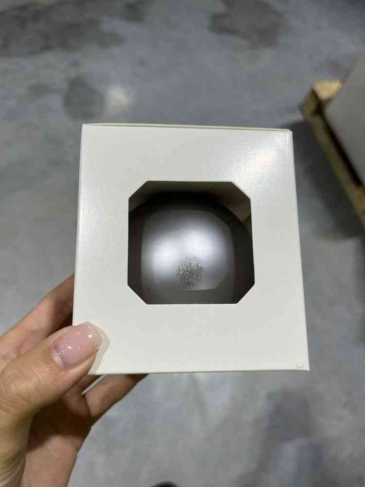 Оформительский шар Finery, 8 см, матовый серебристый - 4