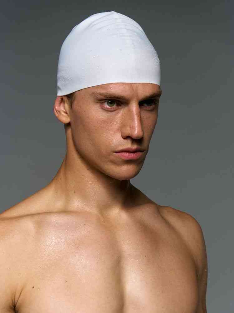 Шапочка для плавания Aquasana, белая - 5