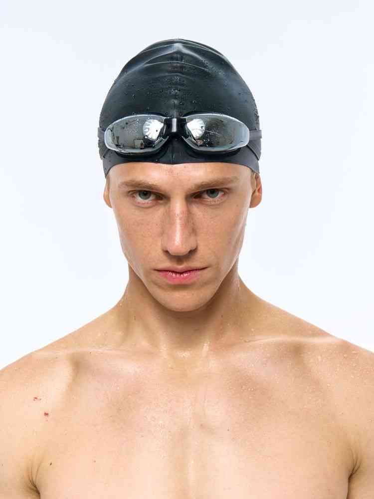 Очки для плавания зеркальные Underwater, черные - 8