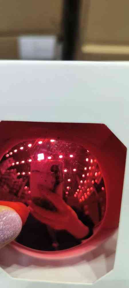 Оформительский шар Finery, 8 см, глянцевый красный - 3