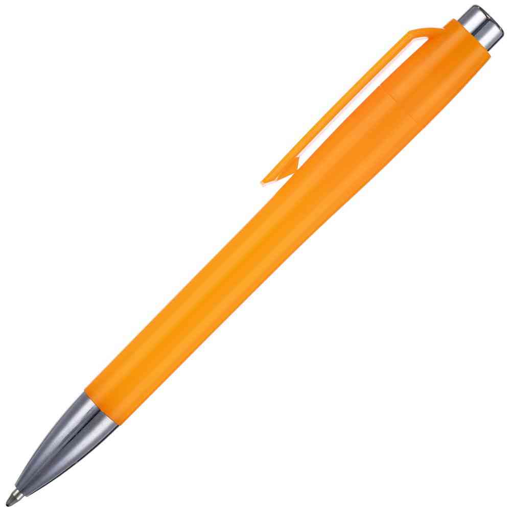 Ручка шариковая Klippa, оранжевая - 3