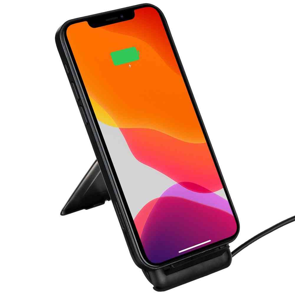 Органайзер с беспроводной зарядкой и набором адаптеров Octopod, черный - 3