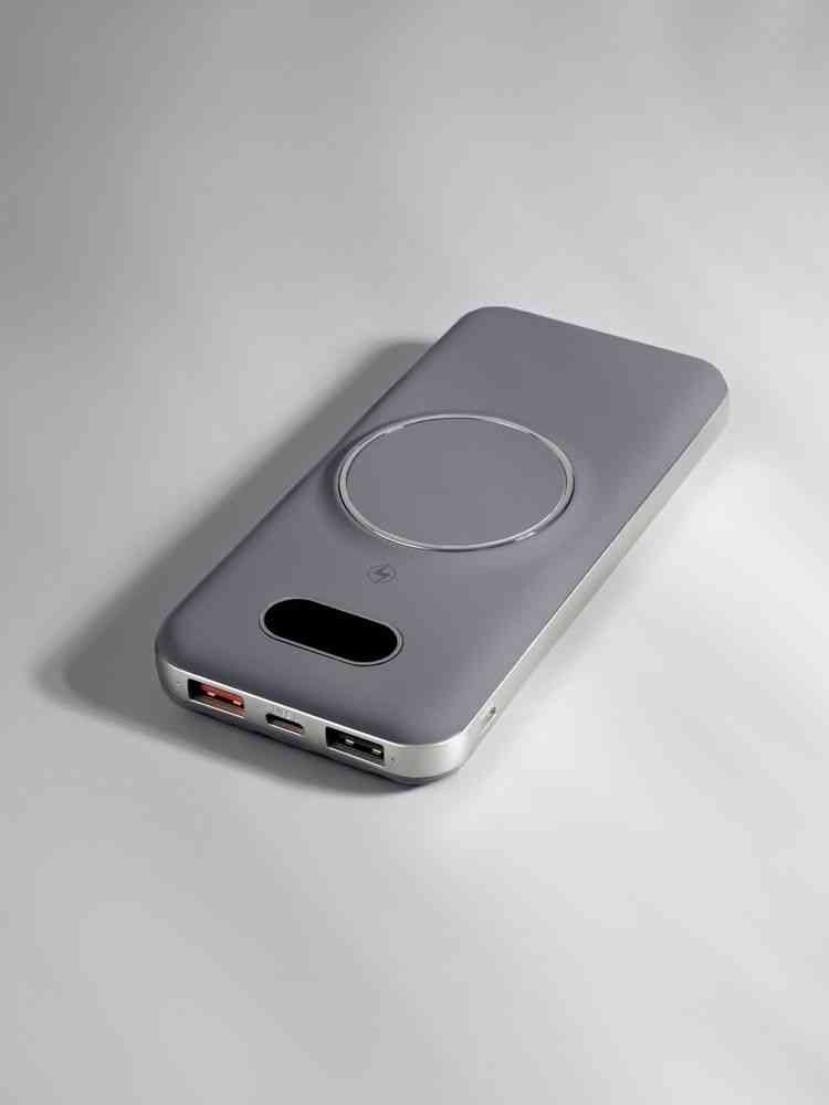 Внешний аккумулятор Omni Pro 10000 мАч, серый - 9