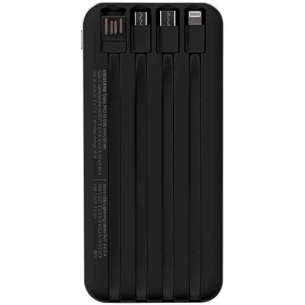 Внешний аккумулятор Omni Pro 10000 мАч, черный - 3