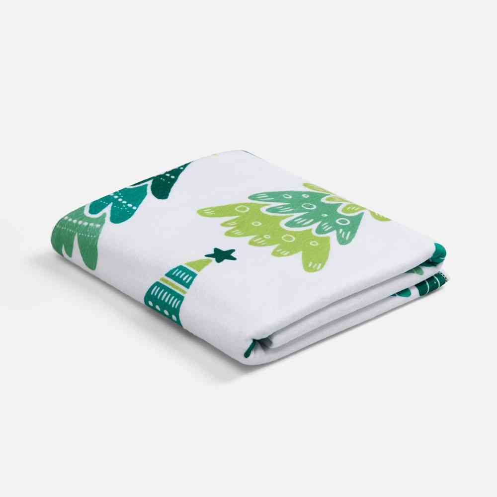 Флисовый плед Imaginario, зеленый - 3