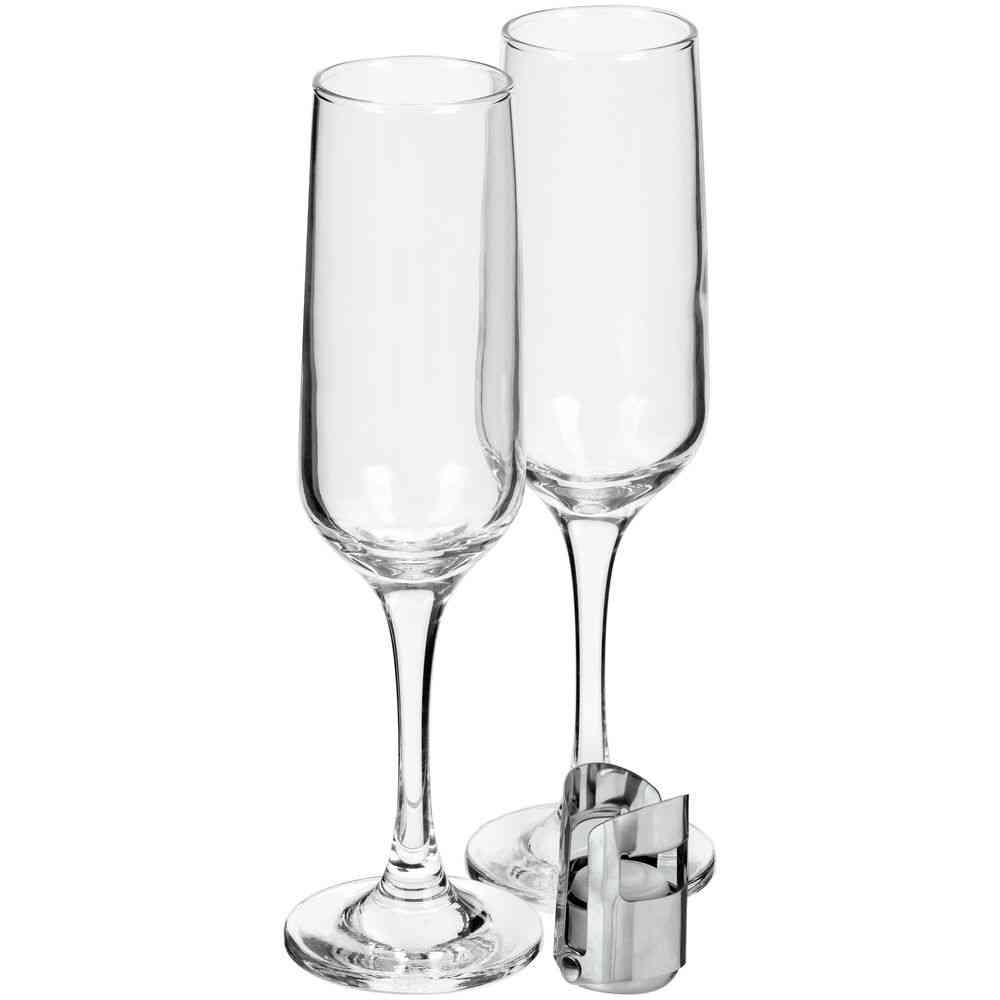 Набор для шампанского Isabella, в черной упаковке - 2