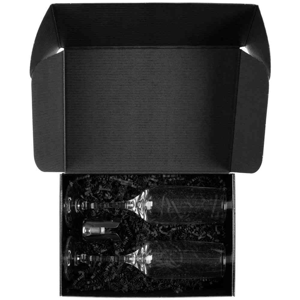 Набор для шампанского Isabella, в черной упаковке - 3