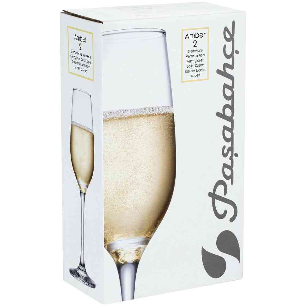 Набор из 2 бокалов для шампанского Amber - 4