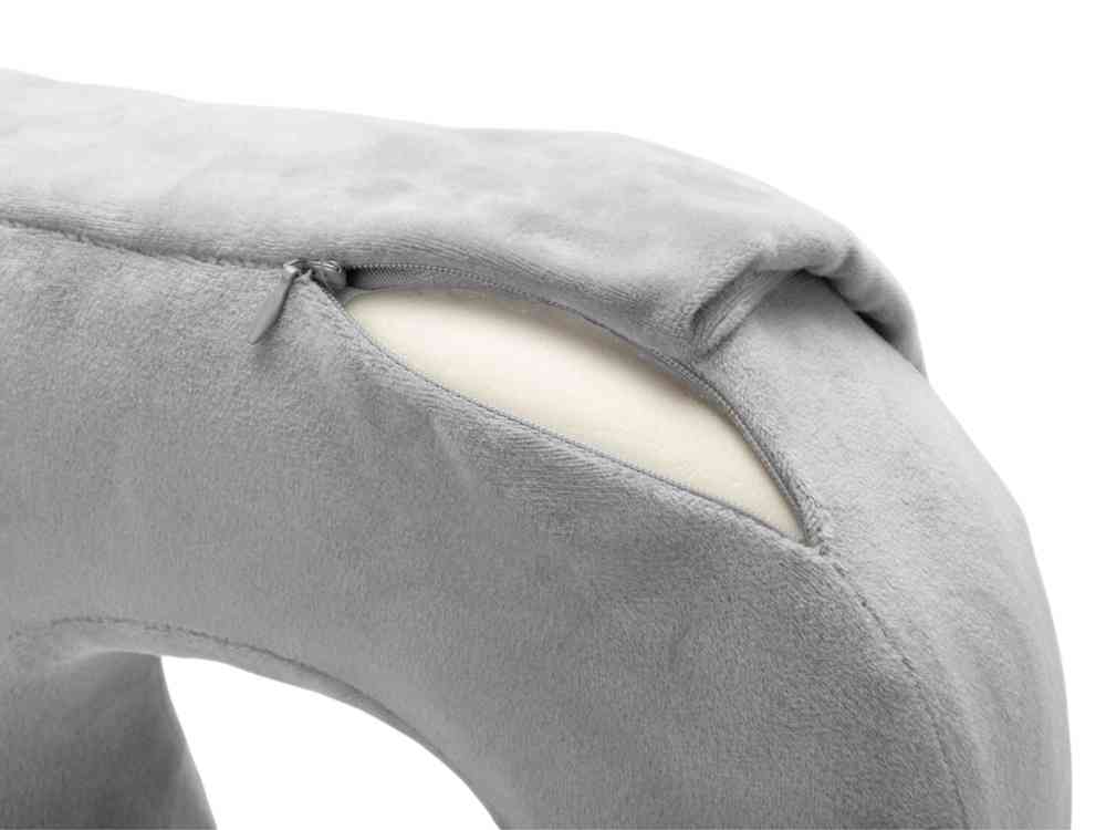 Подушка с эффектом памяти и вшитым чехлом Stash & Snooze - 3