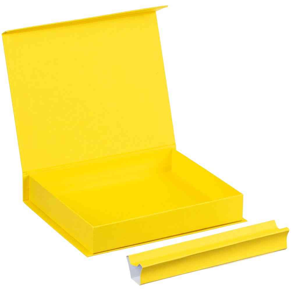 Коробка Duo под ежедневник и ручку, желтая - 3