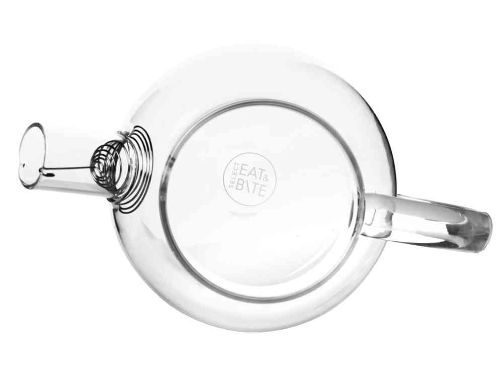 Стеклянный чайник с бамбуковой крышкой Sencha M - 5