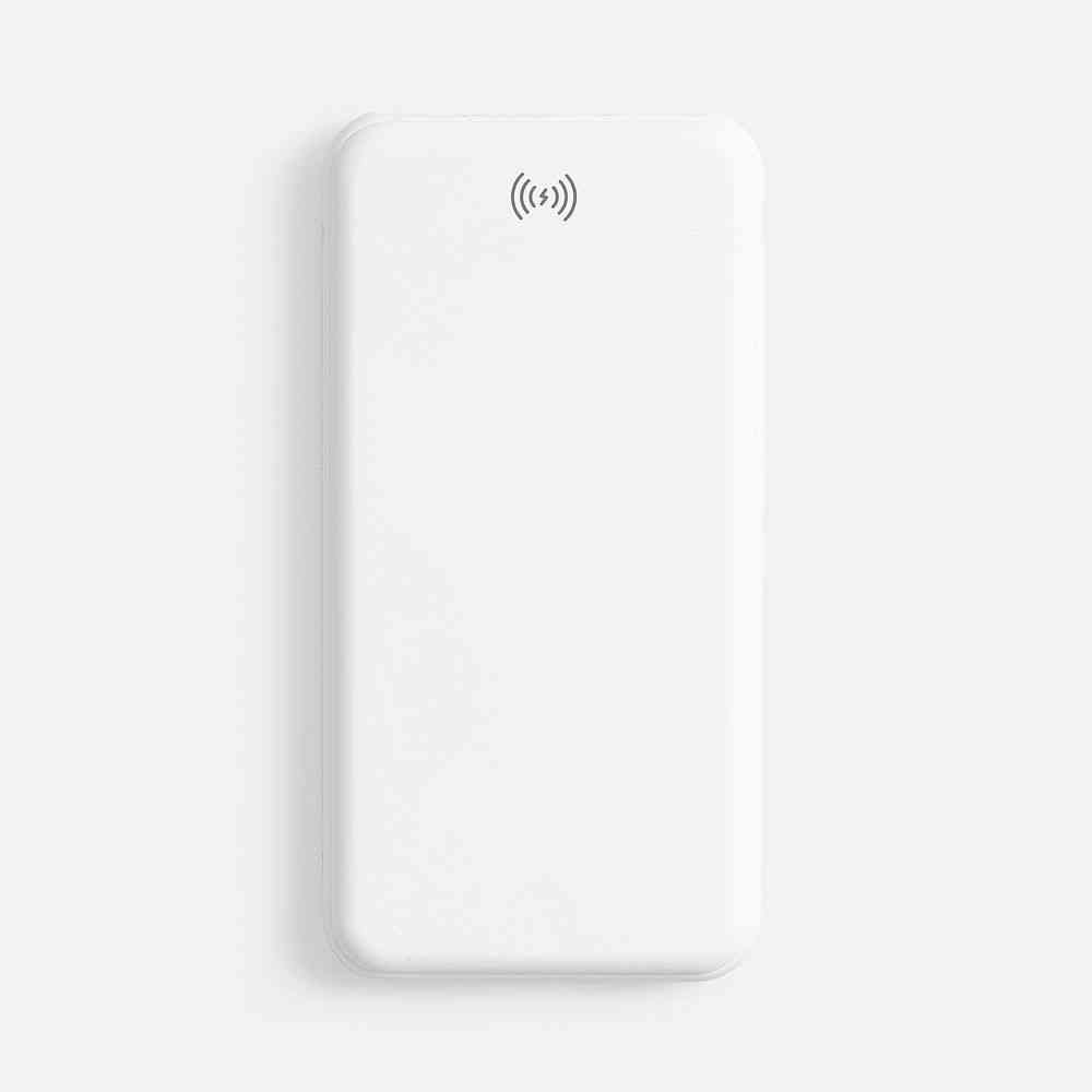 Аккумулятор с беспроводной зарядкой All Day Wireless, 10000 мАч, белый - 2
