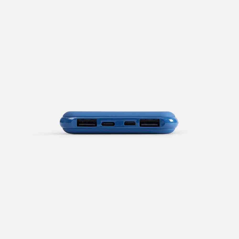 Аккумулятор с беспроводной зарядкой All Day Wireless 10000 мАч, синий - 4