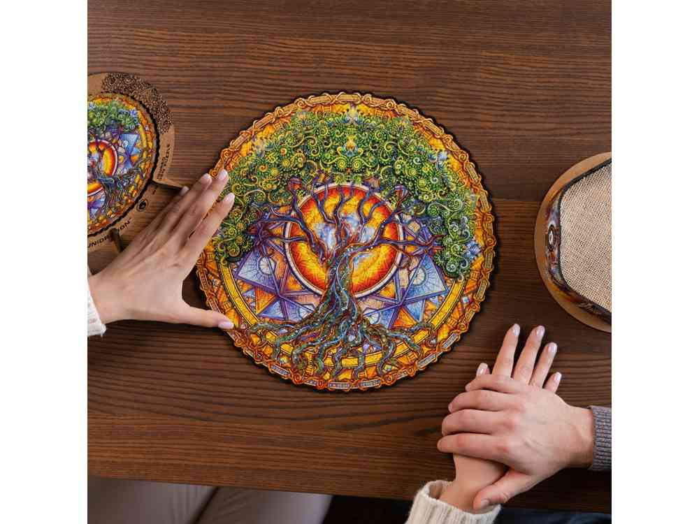 Деревянный пазл мандала Дерево жизни - 2