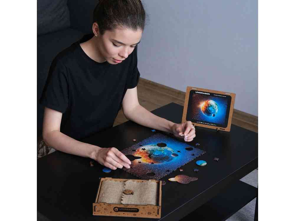 Деревянный пазл Earth - 2