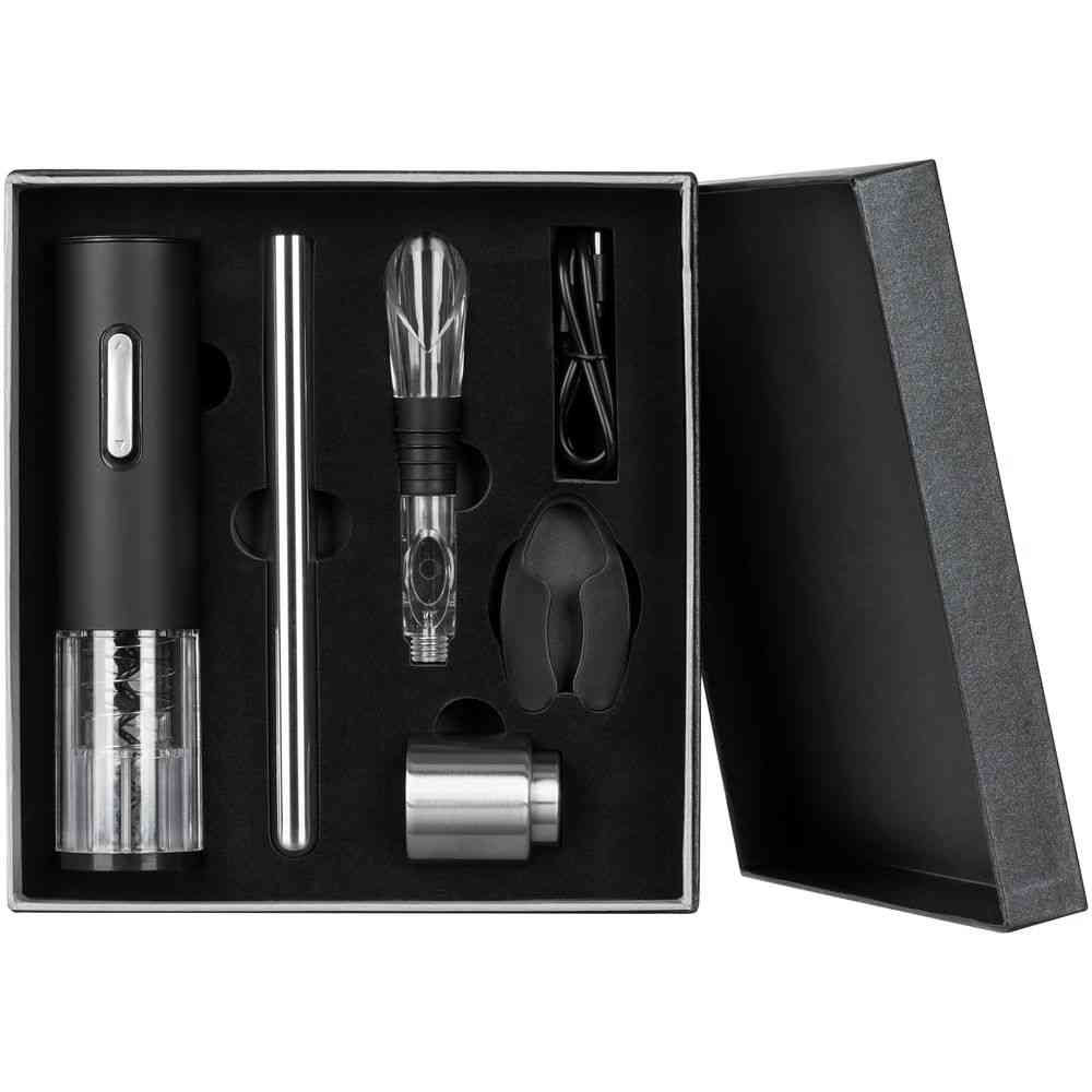 Винный набор Wine Diesel, черный - 2