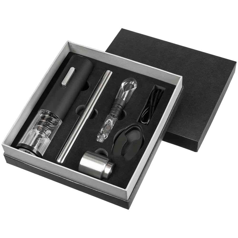 Винный набор Wine Diesel, черный - 3