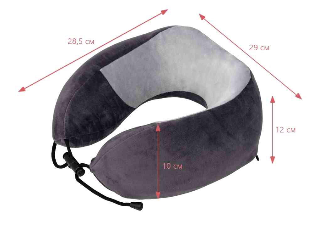 Подушка дорожная с эффектом памяти - 6