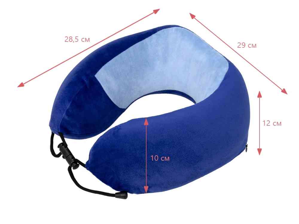 Подушка дорожная с эффектом памяти - 6