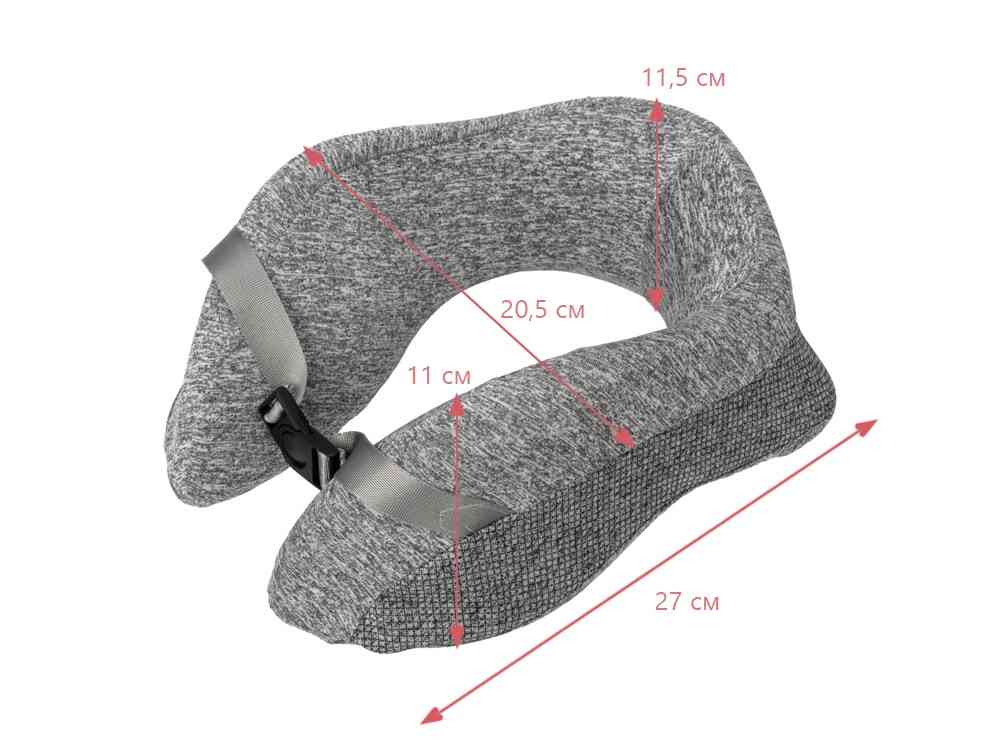Подушка дорожная с эффектом памяти - 6