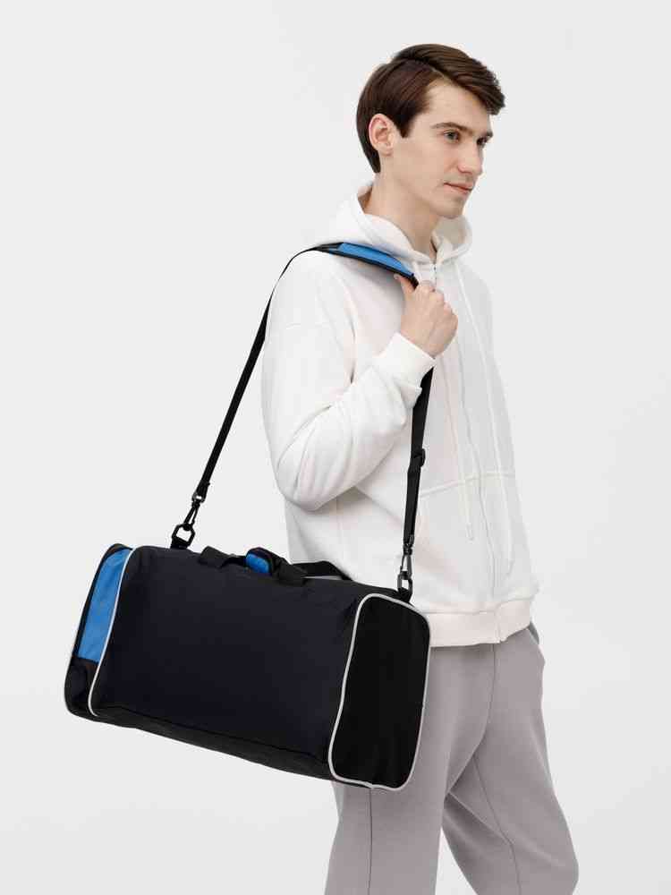 Спортивная сумка Fitnext, черная с синим - 8