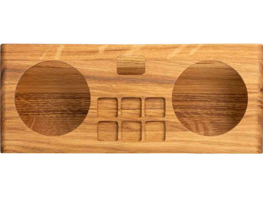 Набор для виски и коктейлей на подставке из дуба Whiskey Party - 7