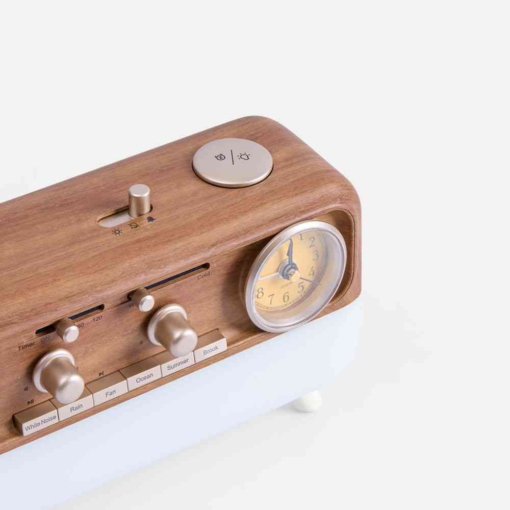 Bluetooth-колонка с беспроводной зарядкой, часами и подсветкой Multiverse, ver.2 - 6