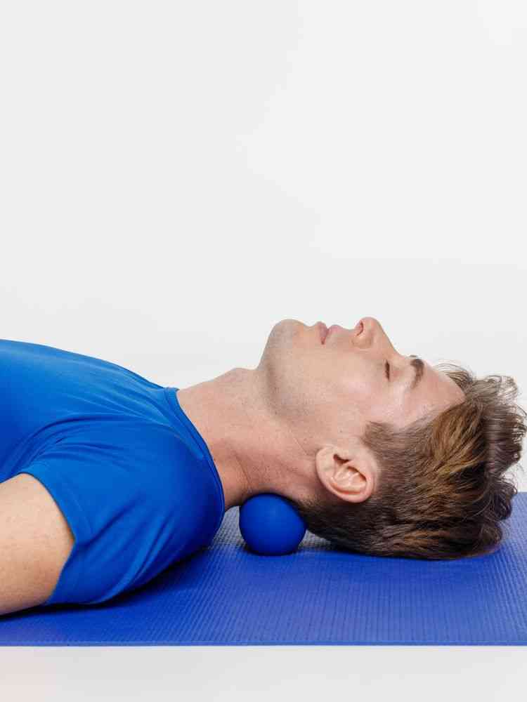 Массажный мяч двойной для MФР Relaxify, синий - 4