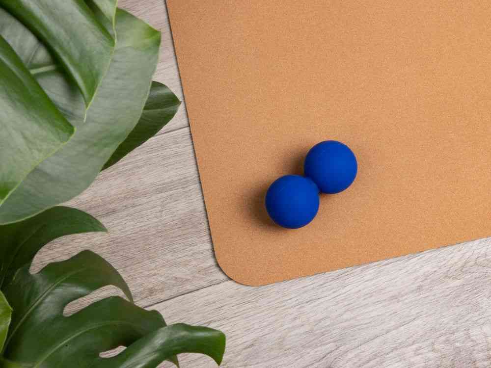 Массажный мяч двойной для MФР Relaxify, синий - 2