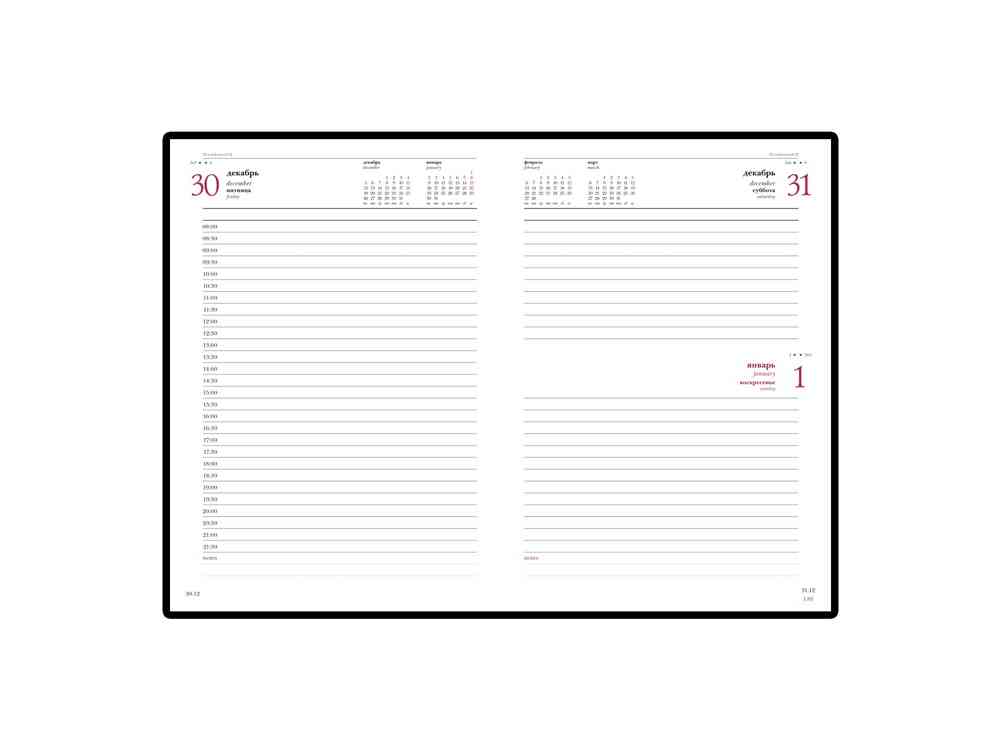 Ежедневник датированный А5 Sidney Nebraska на 2025 год - 2