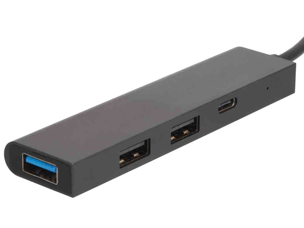 USB-хаб Command с коннектором 2-в-1 USB-C и USB-A, 2.0/3.0 - 2