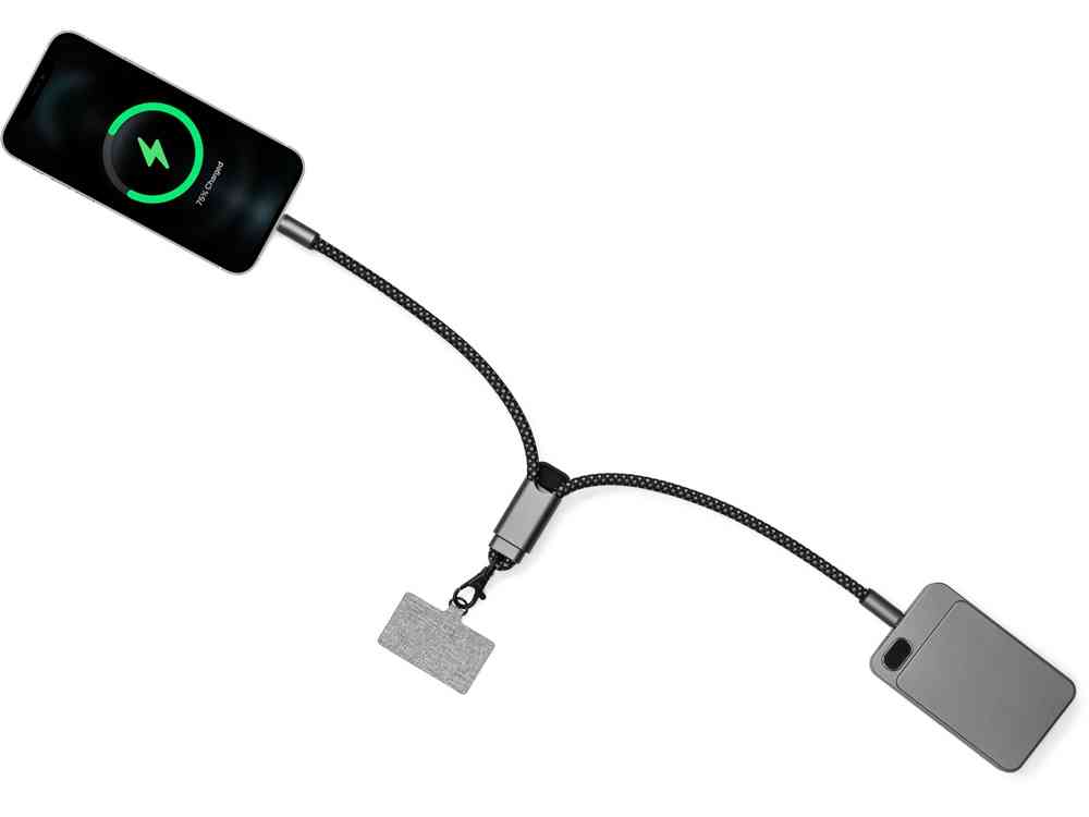 Ремешок-держатель для телефона с зарядным кабелем USB-C - USB-C Lany Wristband Charge Eco - 13