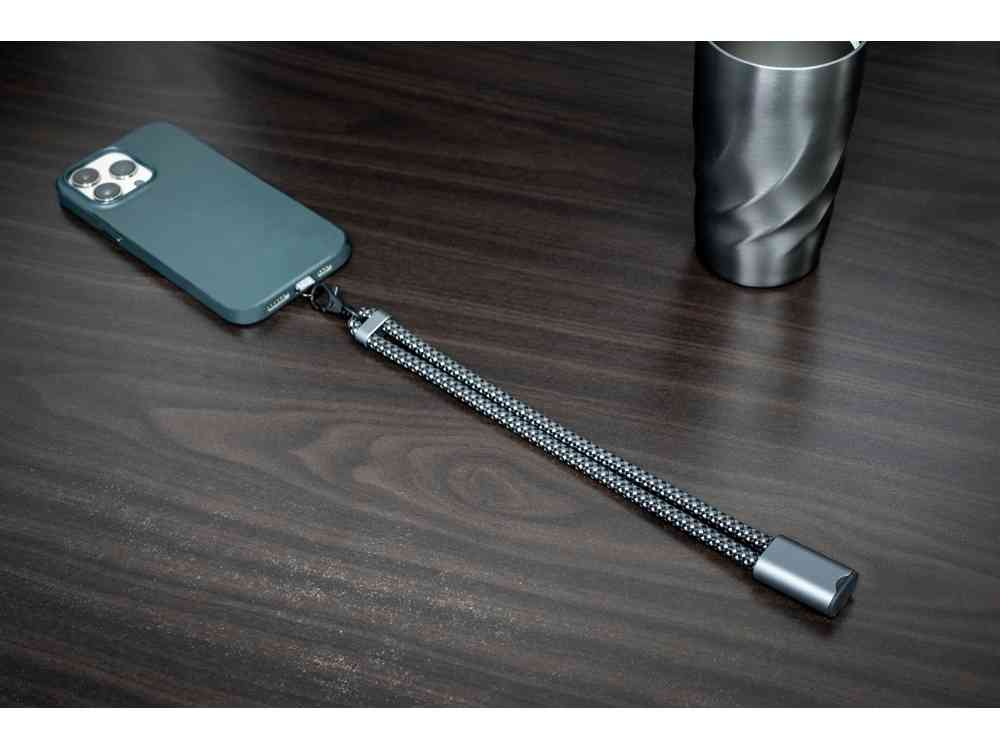 Ремешок-держатель для телефона с зарядным кабелем USB-C - USB-C Lany Wristband Charge Eco - 15